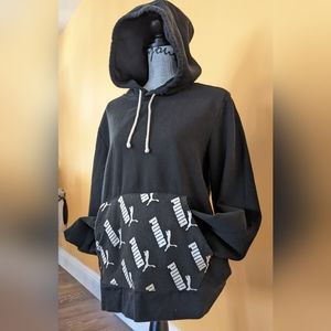 UPCYCLED BLACK HOODIE